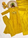 KF 2108 Kalaai Mull Chanderi Embroidery Kurti With Bottom Dupatta 